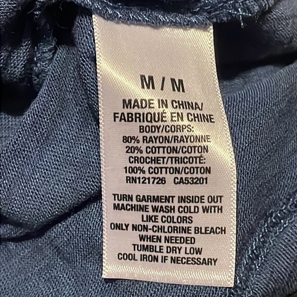 𝅺nwt‎ Aeropostale Blue Top Sz Medium - Picture 6 of 8